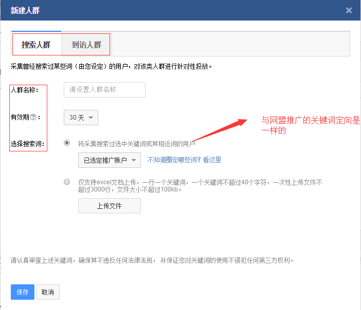 到訪人群與搜索人群
